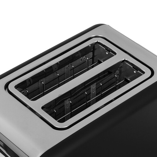 Купить Тостер Kitfort КТ-6497 черный  9283644. Характеристики, отзывы и цены в Донецке