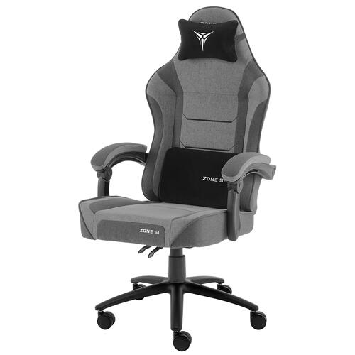 Купить Кресло игровое ZONE 51 INVADER X-Weave серый  9061729. Характеристики, отзывы и цены в Донецке