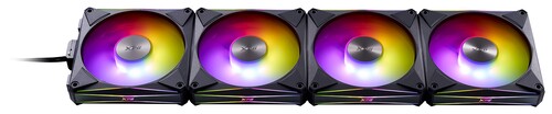 Купить Комплект вентиляторов ADATA XPG HURRICANE MAG 120 ARGB [HURRICANEMAG120ARGBPWM4C-BKCWW] черный  5610679. Характеристики, отзывы и цены в Донецке