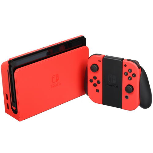 Купить Игровая консоль Nintendo Switch OLED – Mario Red Edition красный  5435808. Характеристики, отзывы и цены в Донецке