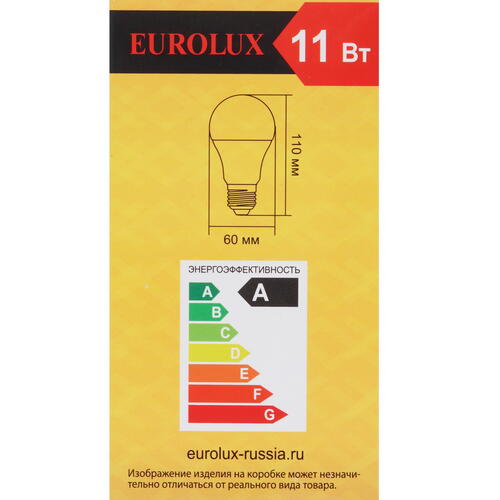 Купить Лампа светодиодная Eurolux LL-E-A60-11W-230-4K-E27  5401681. Характеристики, отзывы и цены в Донецке