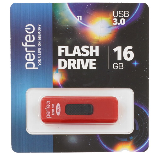 Купить Память USB Flash 16 ГБ Perfeo S05 [PF-S05R016]  9209216. Характеристики, отзывы и цены в Донецке