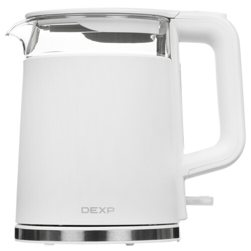 Купить Электрочайник DEXP EK-GW01 белый  9045467. Характеристики, отзывы и цены в Донецке