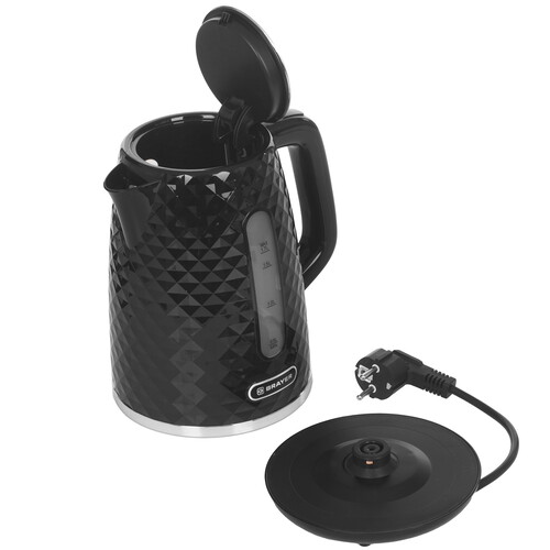 Купить Электрочайник BRAYER BR6104BK черный  9211250. Характеристики, отзывы и цены в Донецке