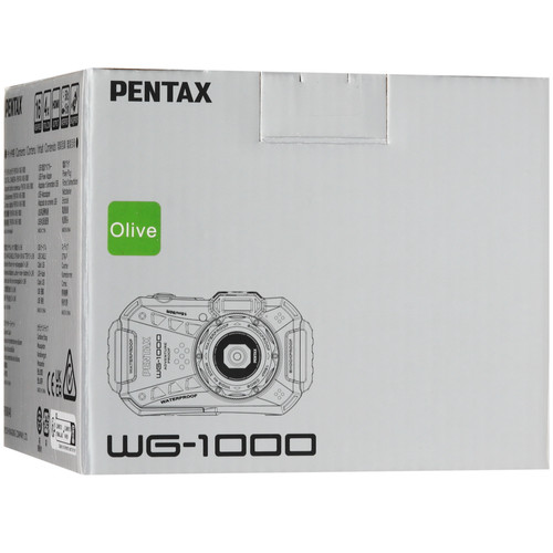 Купить Компактный фотоаппарат PENTAX WG-1000 зеленый  5667772. Характеристики, отзывы и цены в Донецке