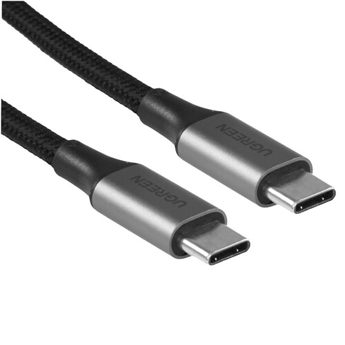 Купить Кабель круглый Ugreen USB Type-C - USB Type-C черный 0.5 м  9147660. Характеристики, отзывы и цены в Донецке