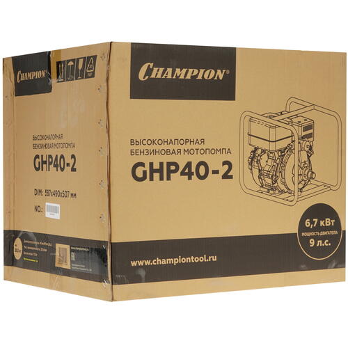 Купить Мотопомпа Champion GHP40-2  1215692. Характеристики, отзывы и цены в Донецке