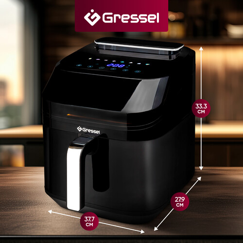 Купить Аэрогриль Gressel GAF-1823 черный  9299419. Характеристики, отзывы и цены в Донецке