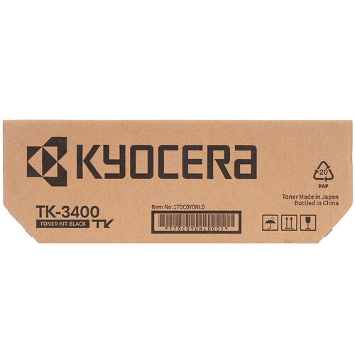 Купить Тонер-картридж лазерный Kyocera TK-3400 черный  9095904. Характеристики, отзывы и цены в Донецке