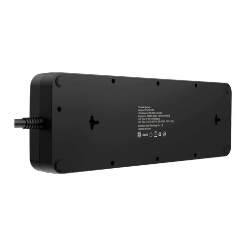 Купить Сетевой фильтр AGNI TP-FO4U10E-C черный  9289336. Характеристики, отзывы и цены в Донецке