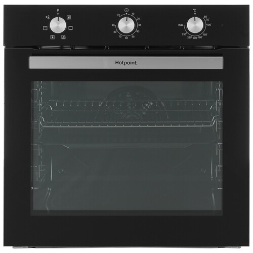 Купить Электрический духовой шкаф Hotpoint HETF 614 JH BL черный  9313180. Характеристики, отзывы и цены в Донецке