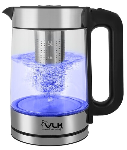 Купить Электрочайник VLK Siena-6565 серебристый  9216776. Характеристики, отзывы и цены в Донецке