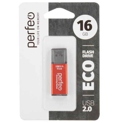 Купить Память USB Flash 16 ГБ Perfeo E03 Economy Series [PF-E03R016ES]  9209125. Характеристики, отзывы и цены в Донецке