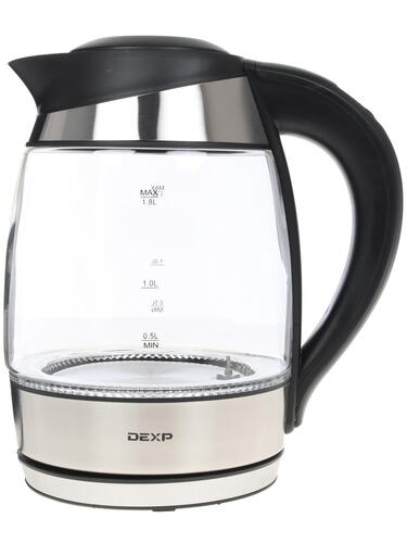Купить Электрочайник DEXP KG-1800 Smart серебристый  1146033. Характеристики, отзывы и цены в Донецке