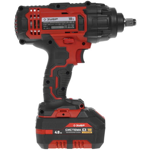 Купить Гайковерт Зубр ГУЛ-410-41 С1-18 18V  9909097. Характеристики, отзывы и цены в Донецке