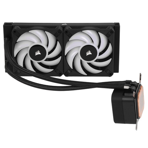 Купить Система охлаждения Corsair iCUE H100i ELITE LCD XT черная  5625938. Характеристики, отзывы и цены в Донецке