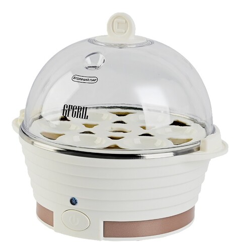 Купить Пароварка-яйцеварка GFGRIL GFS-3 белый  5499638. Характеристики, отзывы и цены в Донецке
