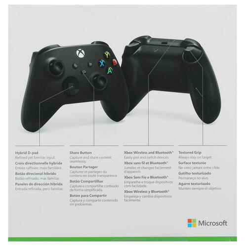 Купить Геймпад беспроводной Microsoft Xbox Wireless Controller черный  5057647. Характеристики, отзывы и цены в Донецке