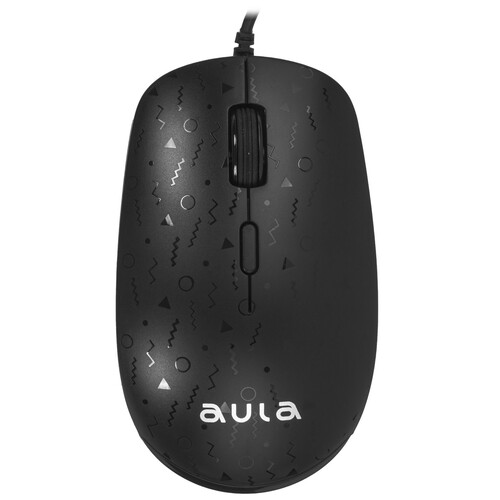 Купить Мышь проводная AULA AM106 [80003338] черный  9062120. Характеристики, отзывы и цены в Донецке