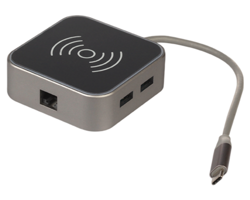 Купить Док-станция Qumo Dock 2 HB-0003 серый  5480776. Характеристики, отзывы и цены в Донецке