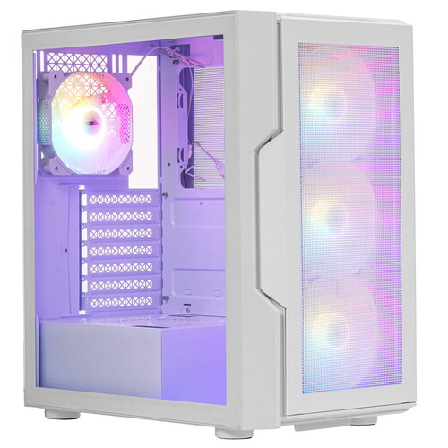 Купить Корпус 1STPLAYER TRILOBITE T7-P [T7-P-WH-4F1-W] белый  5481527. Характеристики, отзывы и цены в Донецке