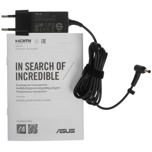 Купить 15.6" Ноутбук ASUS Vivobook Go 15 E1504FA-BQ1163 серый  5456489. Характеристики, отзывы и цены в Донецке