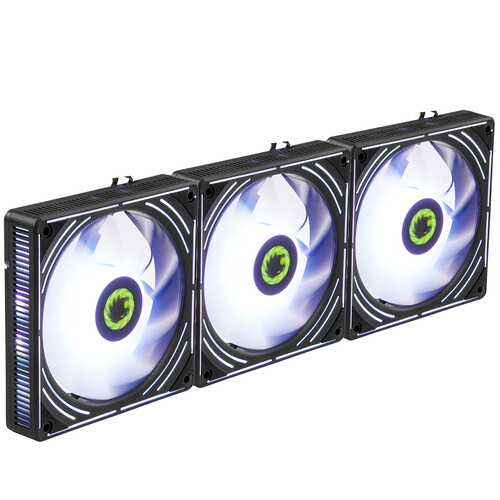 Купить Комплект вентиляторов GameMax RA300 [RA300BK] черный  9140443. Характеристики, отзывы и цены в Донецке