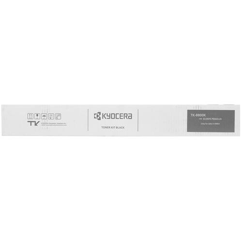 Купить Тонер-картридж лазерный Kyocera TK-8800K черный, с чипом  1346940. Характеристики, отзывы и цены в Донецке