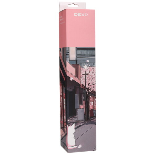 Купить Коврик DEXP OM-CARTOON-CITIES-Cat-XL (XL) розовый  9290005. Характеристики, отзывы и цены в Донецке