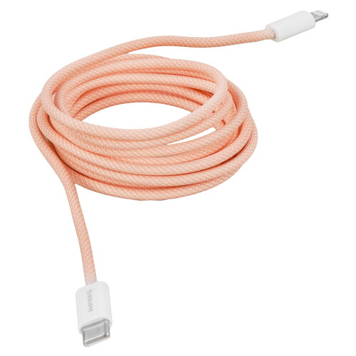 Купить Кабель круглый SOLOVE Lightning 8-pin - USB Type-C розовый 2 м  5479985. Характеристики, отзывы и цены в Донецке