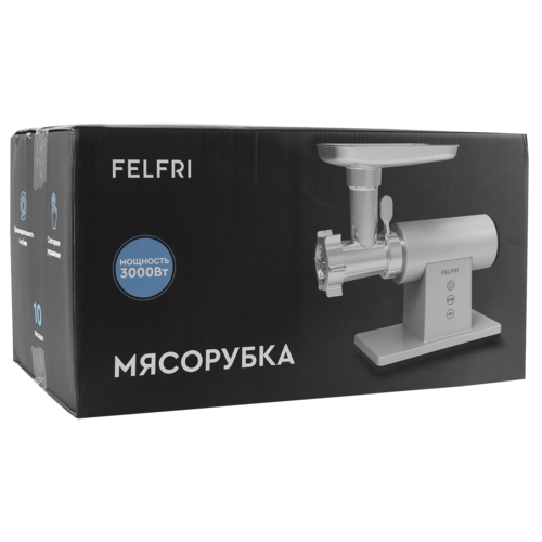 Купить Мясорубка электрическая FELFRI FF-MG-11 серый  9208266. Характеристики, отзывы и цены в Донецке