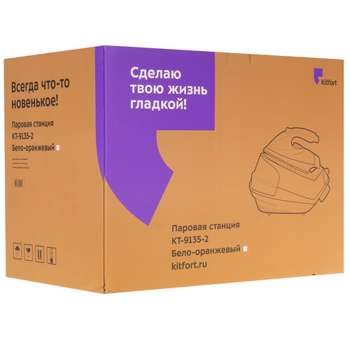 Купить Парогенератор Kitfort КТ-9135-2 белый  9047285. Характеристики, отзывы и цены в Донецке