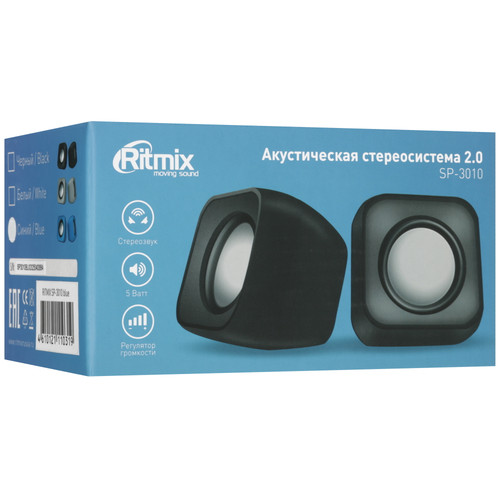 Купить Колонки Ritmix SP-3010 синий  9316021. Характеристики, отзывы и цены в Донецке