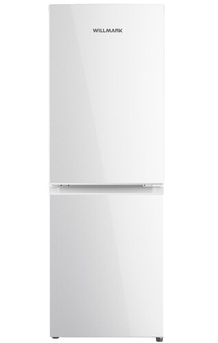 Купить Холодильник с морозильником   WILLMARK RF-415DC белый  9193429. Характеристики, отзывы и цены в Донецке