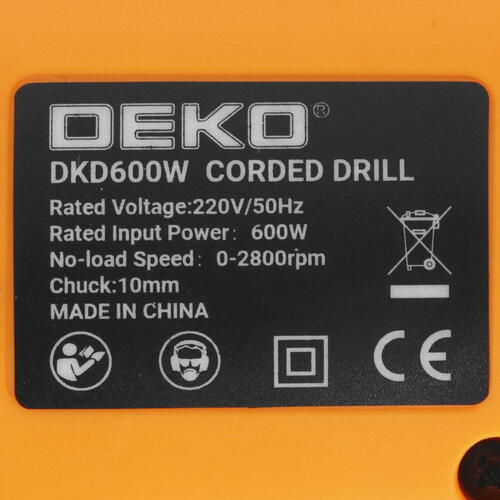 Купить Дрель-шуруповерт DEKO DKD600W 063-4181  5304919. Характеристики, отзывы и цены в Донецке