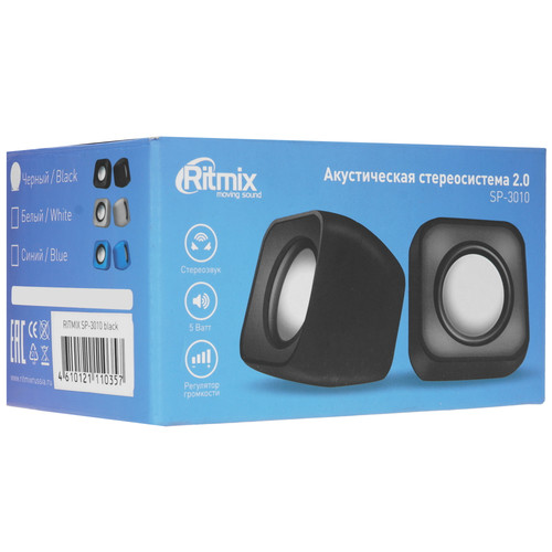 Купить Колонки Ritmix SP-3010 черный  9316022. Характеристики, отзывы и цены в Донецке