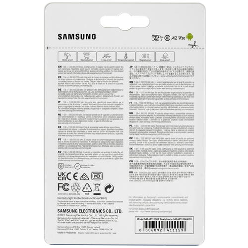 Купить Карта памяти Samsung EVO Plus microSDXC 128 ГБ [MB-MC128KA/EU]  5053149. Характеристики, отзывы и цены в Донецке