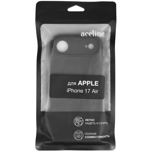 Купить Накладка  Aceline Fresh для Apple iPhone Air черный  9291613. Характеристики, отзывы и цены в Донецке