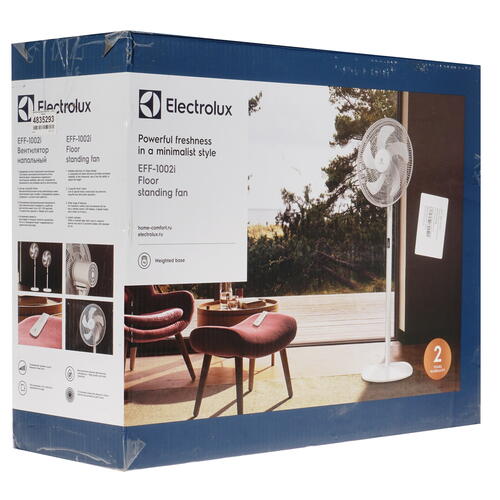 Купить Вентилятор Electrolux EFF-1002i  белый  4835293. Характеристики, отзывы и цены в Донецке