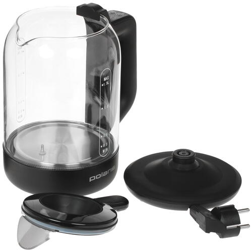 Купить Электрочайник Polaris PWK 1712CGLD WIFI IQ черный  4796048. Характеристики, отзывы и цены в Донецке