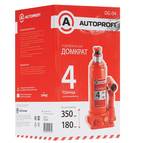 Купить Домкрат Autoprofi DG-04  1074020. Характеристики, отзывы и цены в Донецке