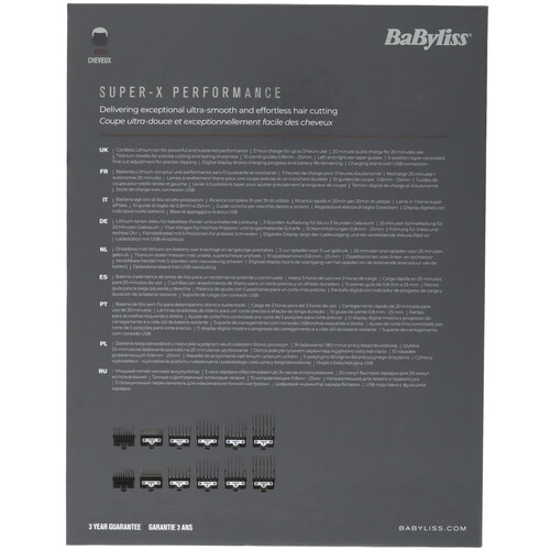 Купить Машинка для стрижки BaByliss E991E черный  5462958. Характеристики, отзывы и цены в Донецке