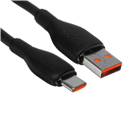 Купить Кабель круглый Baseus USB Type-C - USB 2.0 Type-A черный 1.2 м  5495751. Характеристики, отзывы и цены в Донецке