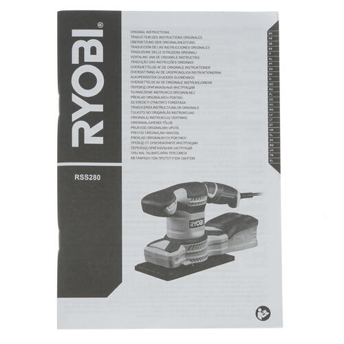 Купить Виброшлифовальная машина Ryobi RSS280-S  8146223. Характеристики, отзывы и цены в Донецке