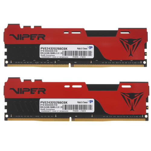 Купить Оперативная память Patriot Viper Elite II [PVE2432G266C6K] 32 ГБ  4845247. Характеристики, отзывы и цены в Донецке