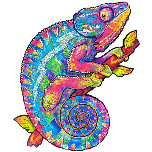 Купить Пазл Unidragon Радужный хамелеон 4012 14+  5352921. Характеристики, отзывы и цены в Донецке