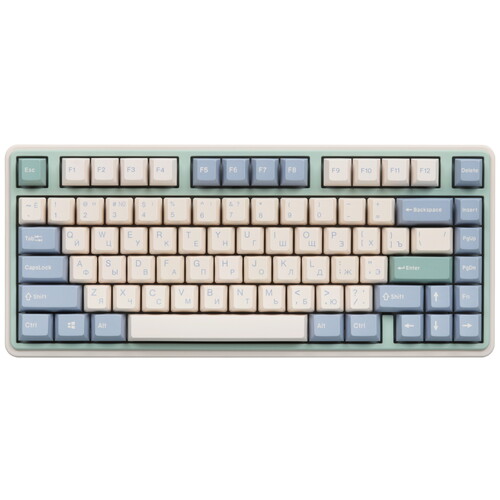 Купить Клавиатура проводная + беспроводная Varmilo VXT81 Eucalyptus  5486652. Характеристики, отзывы и цены в Донецке