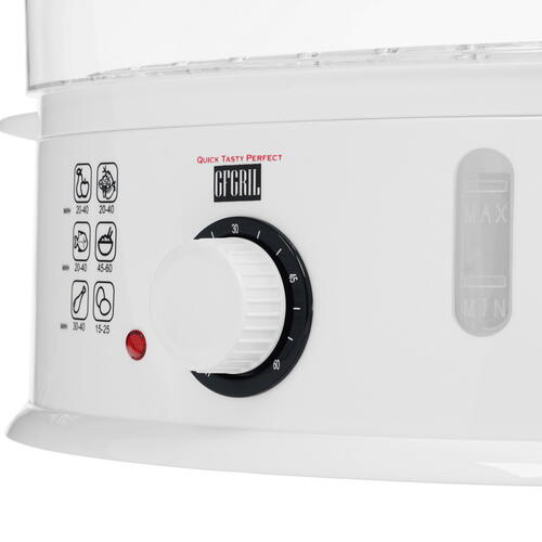 Купить Пароварка GFgril GFS-5MPP белый  8157858. Характеристики, отзывы и цены в Донецке