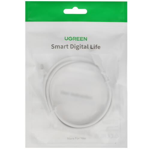 Купить Кабель круглый Ugreen USB Type-C - USB Type-C белый 1.5 м  5025824. Характеристики, отзывы и цены в Донецке