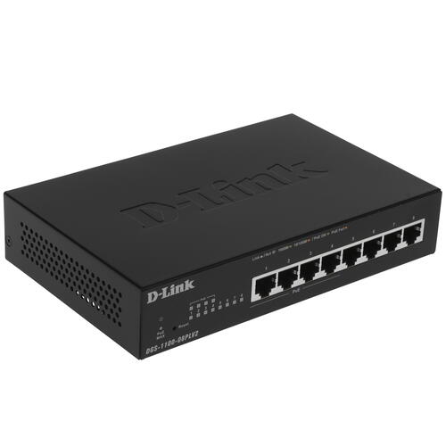 Купить Коммутатор D-Link DGS-1100-08PLV2/A1  9905350. Характеристики, отзывы и цены в Донецке